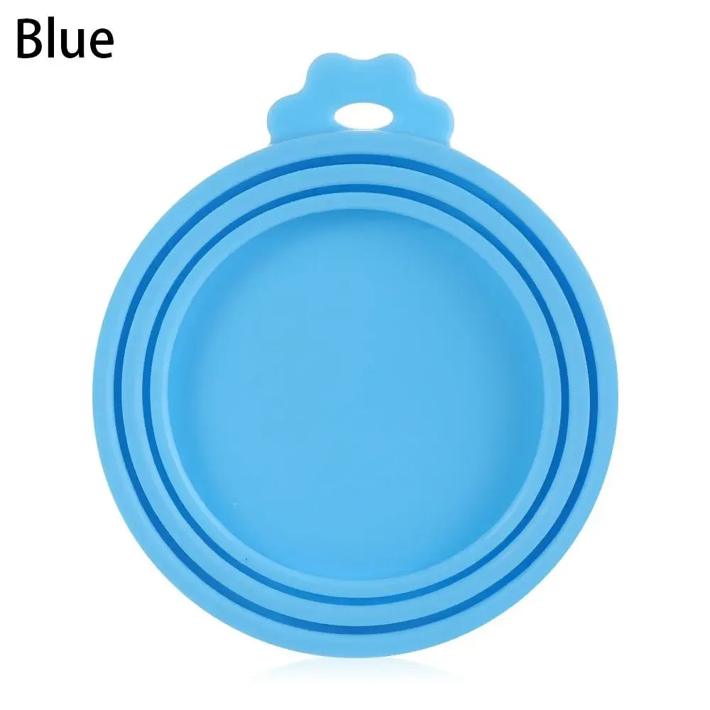 3-in-1 Reusable Silicone Can Lid | Airtight Food & Pet Can Cover