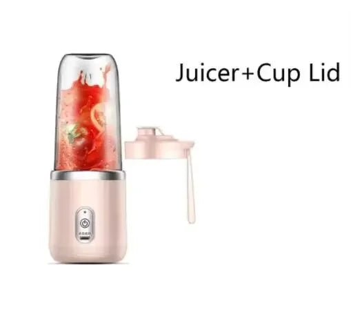 Portable Blender Bottle | USB Rechargeable 6-Blade Smoothie Maker