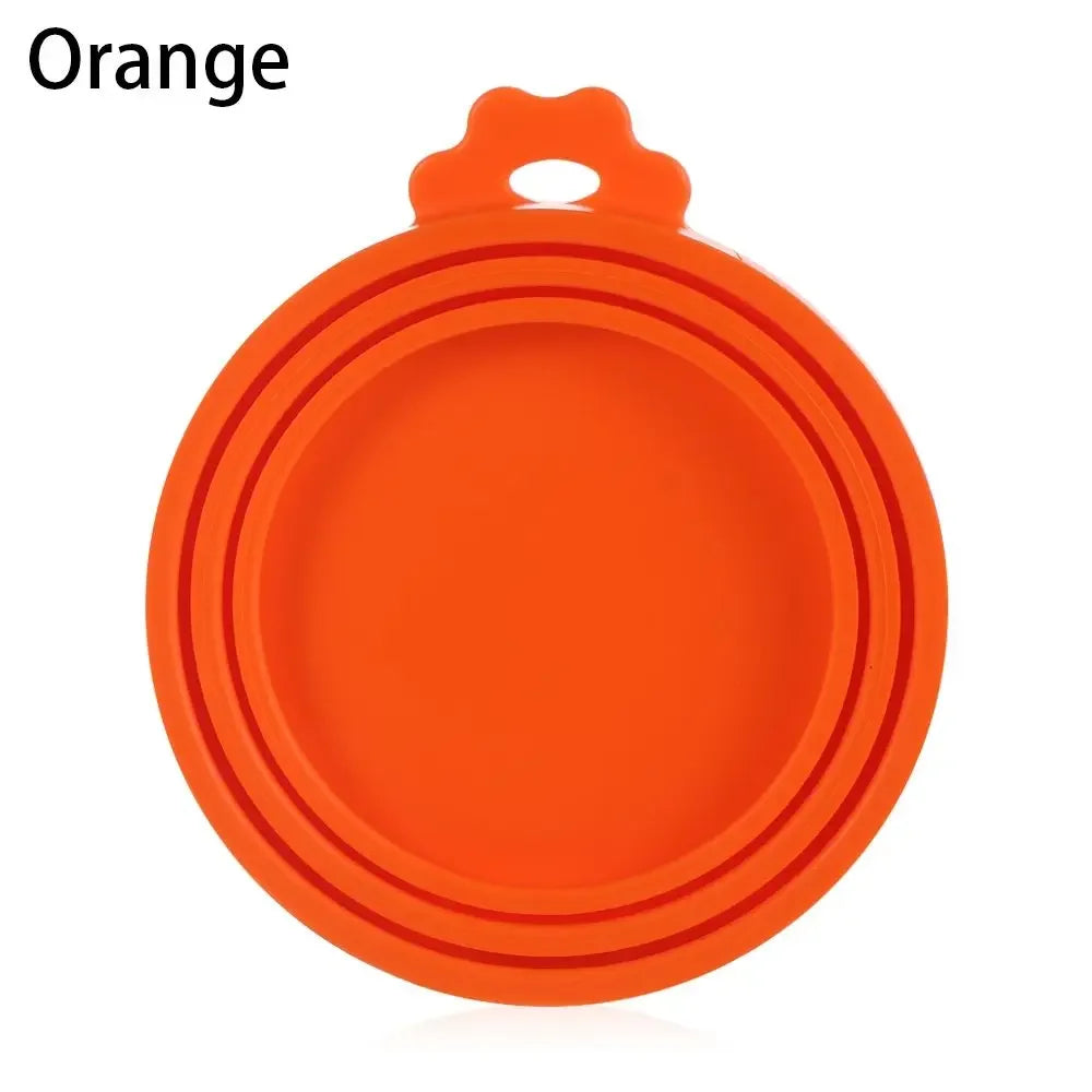 3-in-1 Reusable Silicone Can Lid | Airtight Food & Pet Can Cover