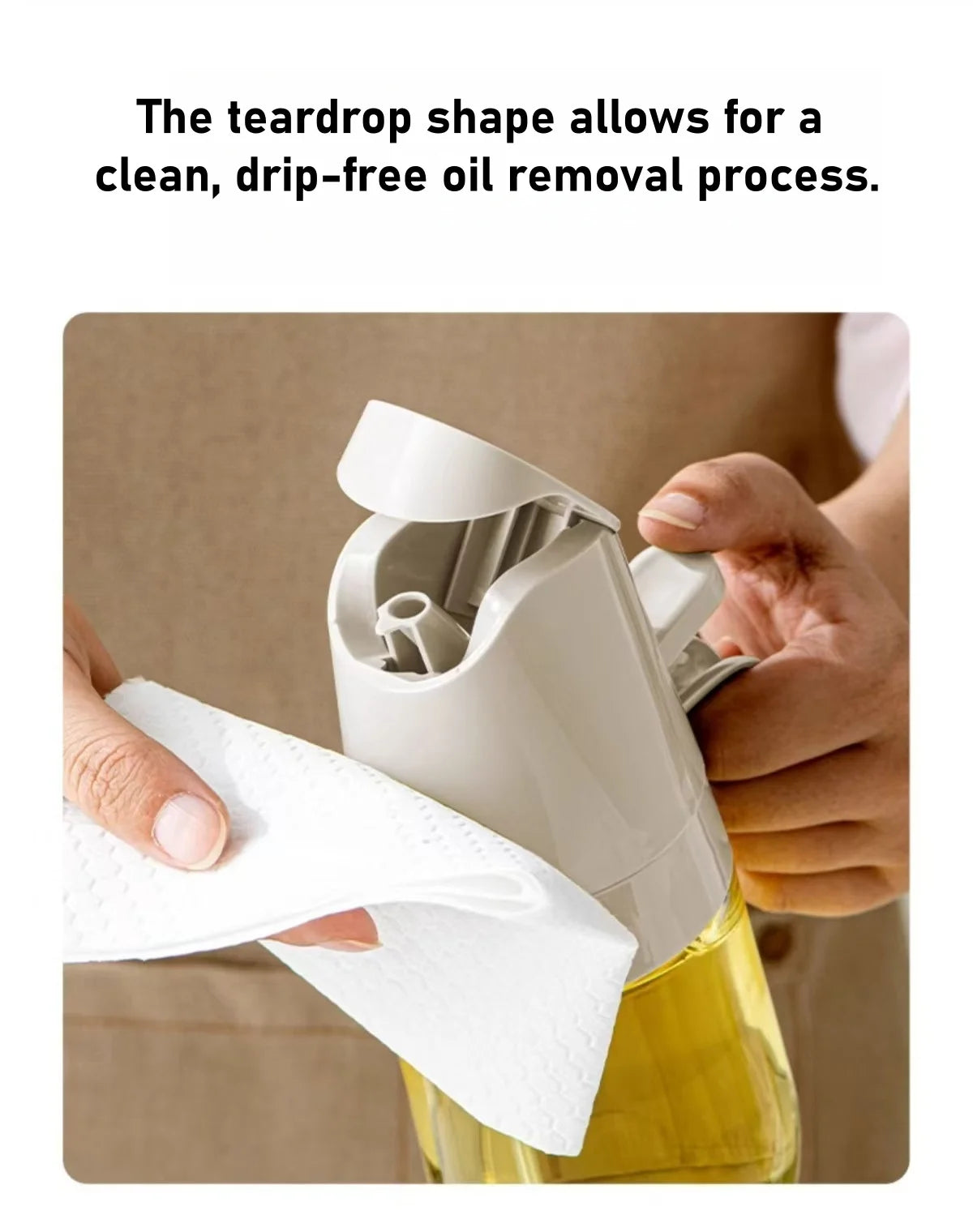 2-in-1 Premium Glass Oil Dispenser – Leak-Proof Spray & Pour Bottle for Healthy Cooking & Air Fryer
