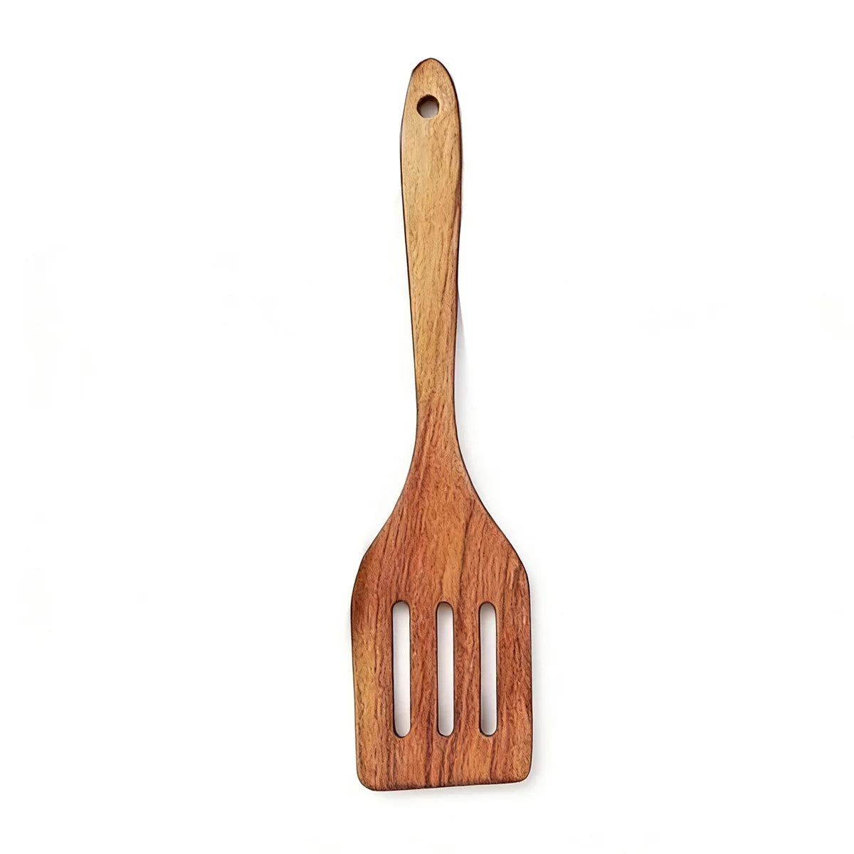 10-Piece Teak Wooden Cooking Utensils Set | Natural Wooden Kitchen Spoons & Spatulas