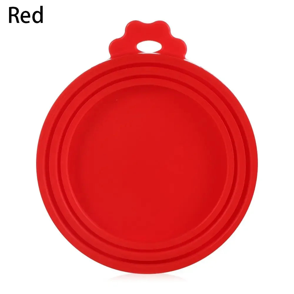 3-in-1 Reusable Silicone Can Lid | Airtight Food & Pet Can Cover