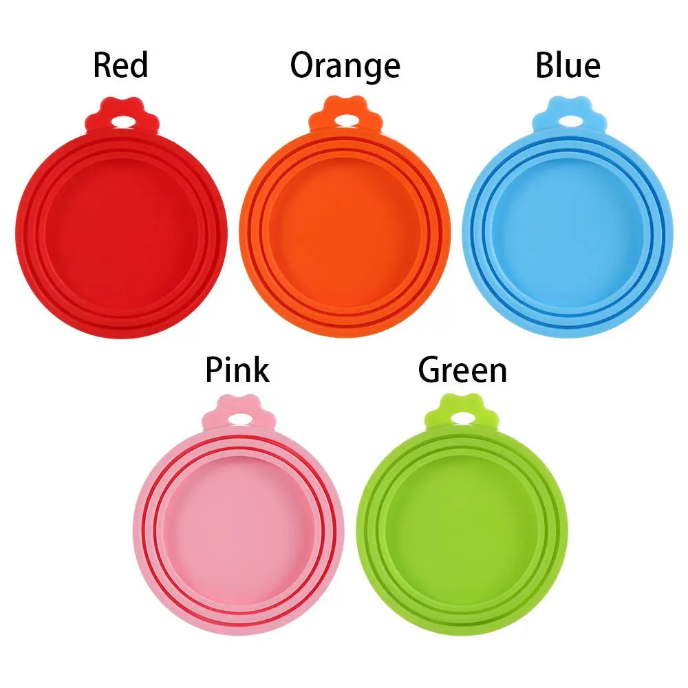 3-in-1 Reusable Silicone Can Lid | Airtight Food & Pet Can Cover