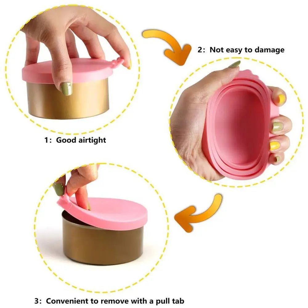 3-in-1 Reusable Silicone Can Lid | Airtight Food & Pet Can Cover